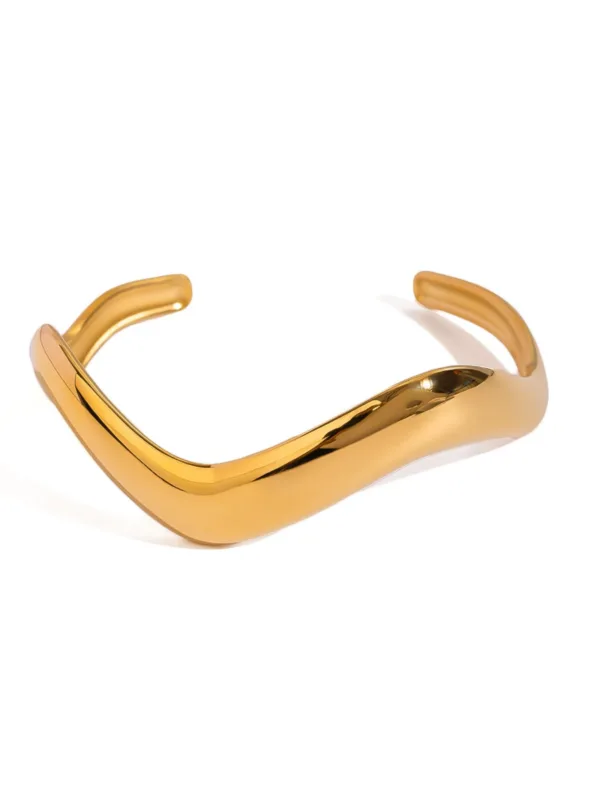 Aurum Flow Cuff Bracelet