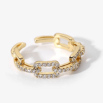 Celeste Link Adjustable Ring