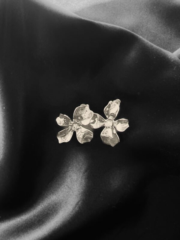 Molten Bloom Earrings - Image 3