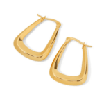 Luxe Geo Hoop Earrings