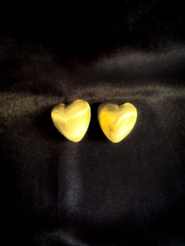 Gilded Heart Studs