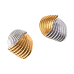 Eclipse Dual-Tone Statement Earrings