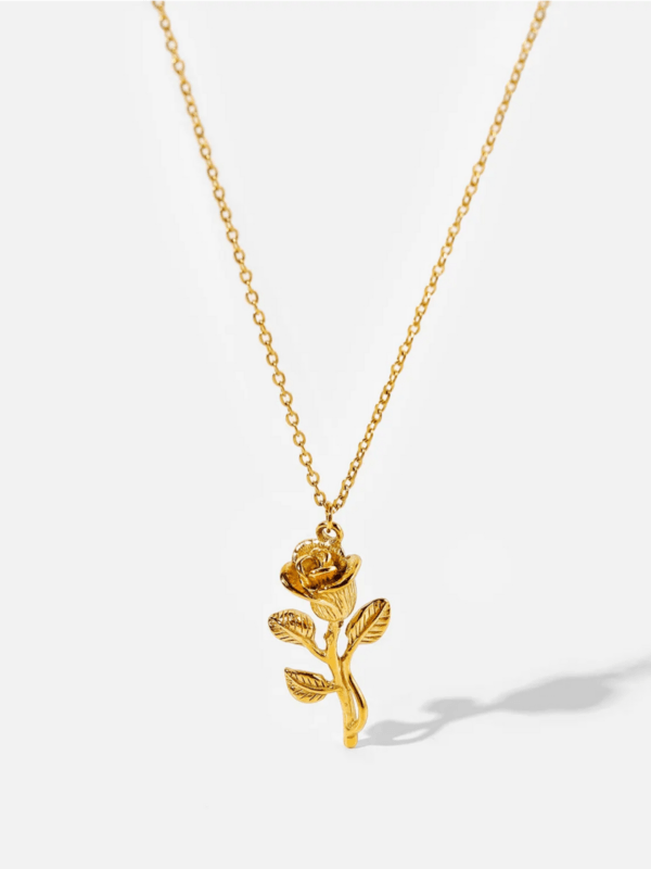 Eternal Rose Pendant Necklace