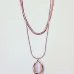 Midnight Eclipse Stainless Steel Necklace