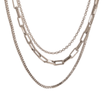 Midnight Armor Layered Necklace