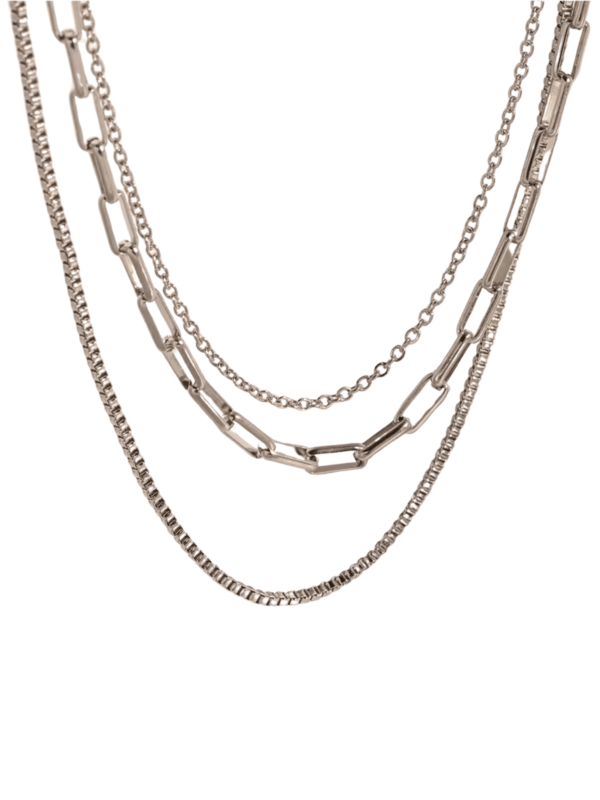 Midnight Armor Layered Necklace