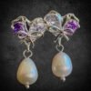 Ethereal Bow Pearl Earrings
