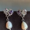 Ethereal Bow Pearl Earrings