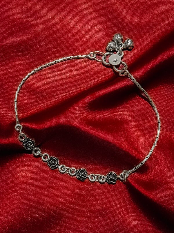Midnight Rose Anklet