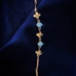Azure Bloom Silver Bracelet