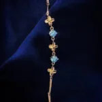 Azure Bloom Silver Bracelet
