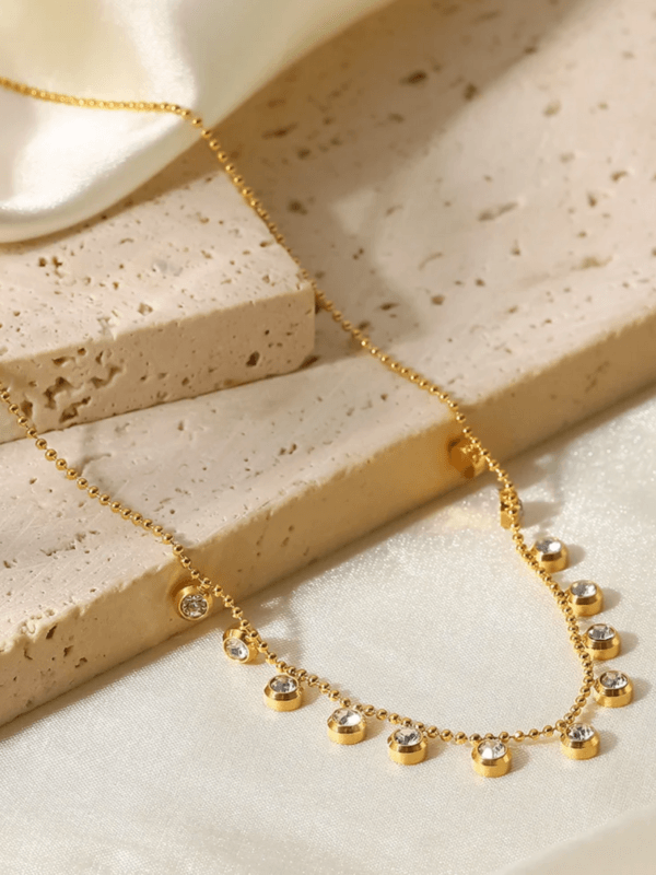 Celeste Droplet Necklace - Image 2