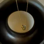 Dual-Tone Link Pendant Necklace