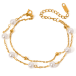Lumière Layered Pearl Bracelet