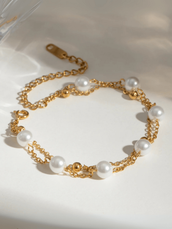 Lumière Layered Pearl Bracelet - Image 2