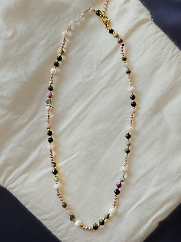 Terra Luxe Beaded Necklace - Image 3