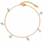 Azure Droplet Anklet