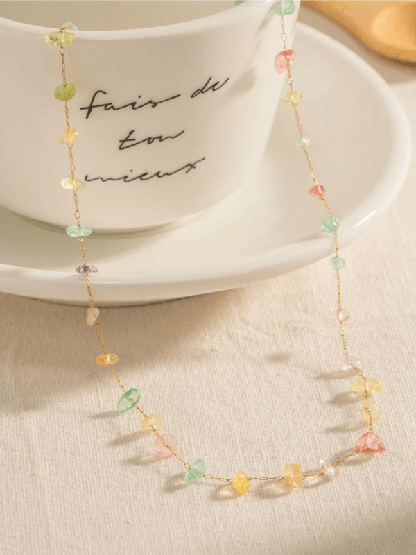 Sunset Sorbet Beaded Necklace