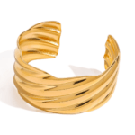 Gilded Wave Cuff