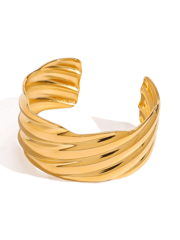 Gilded Wave Cuff