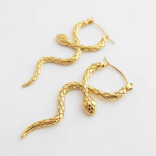 Serpent of Gold Earrings
