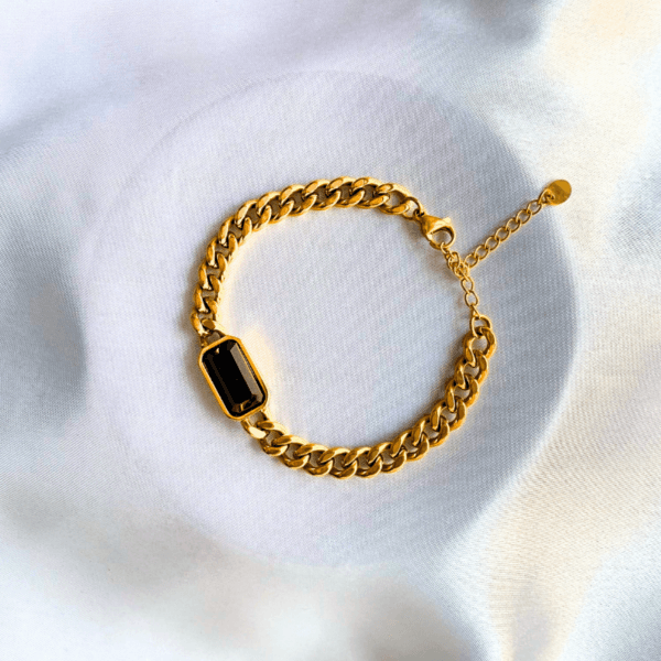 Obsidian Edge Bracelet