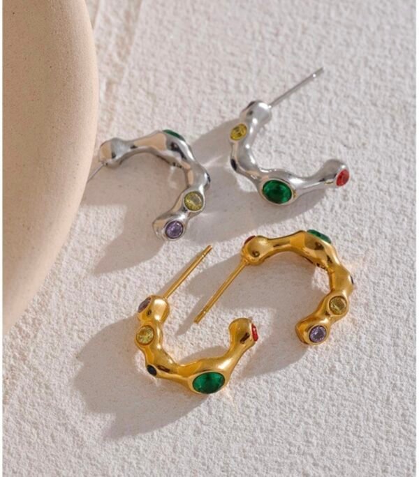Aurora Garden Hoops - Image 2