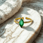Emerald Muse Adjustable Ring