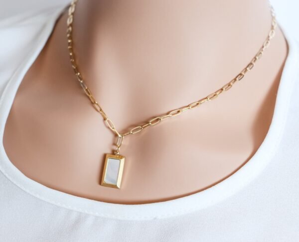 Golden Pages Necklace