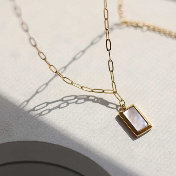Golden Pages Necklace